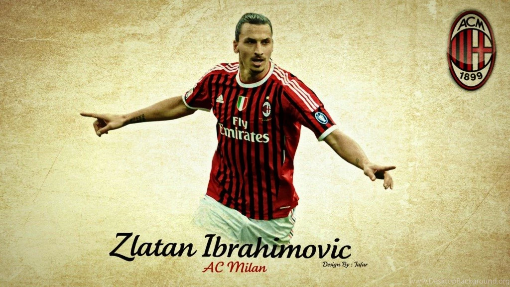 Wallpapers Ac Milan Zlatan Ibrahimovic Hd Soccer World 1024x576 ...