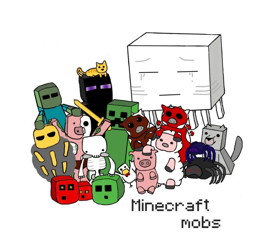 Minecraft Mobs Wallpapers Related Keywords & Suggestions ...