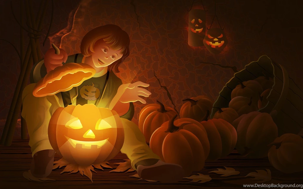 Mobile Halloween Dual Screen Wallpaper, HQ Backgrounds
