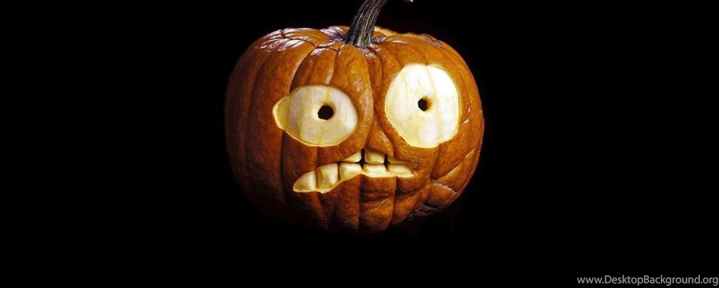 Download Wallpapers 2560x1024 Halloween, Holiday, Pumpkin, Face ...