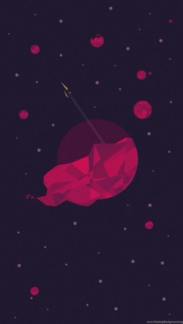 Dribbble Worlds wallpaper iPhone5.png By Máximo Gavete