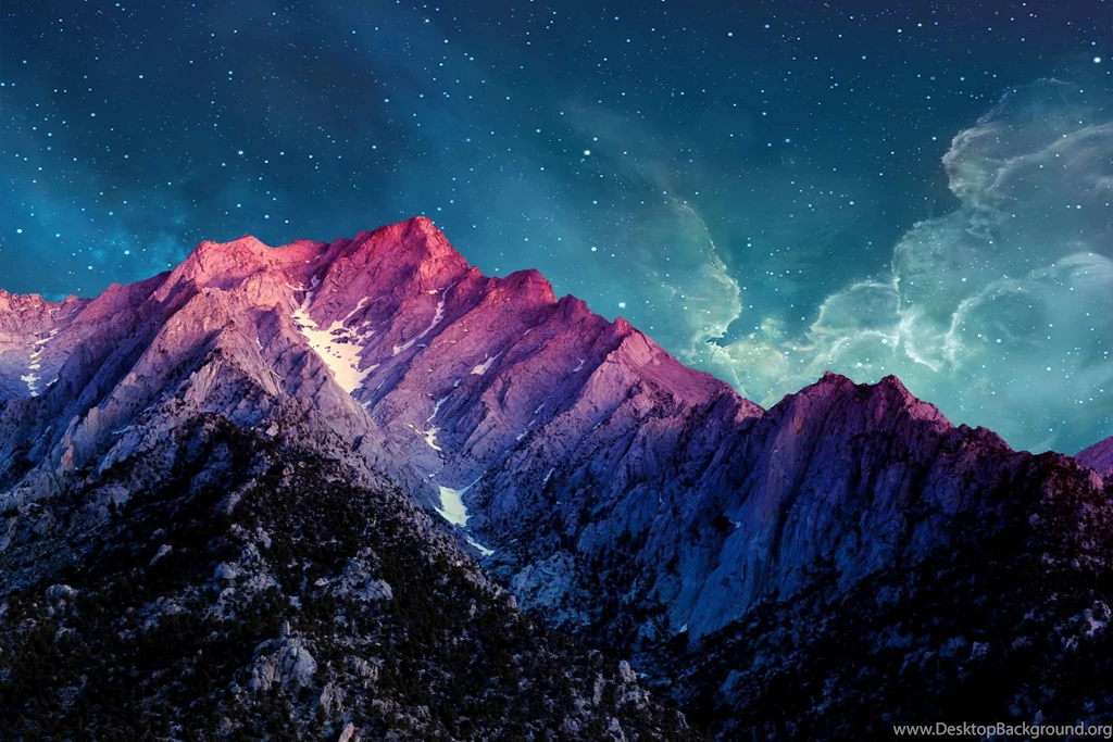 Starry Mountains, 1758 X 1172 : Wallpapers