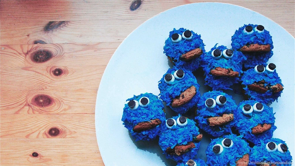 Download 1920x1080 Cookie Monster Muffins Wallpapers