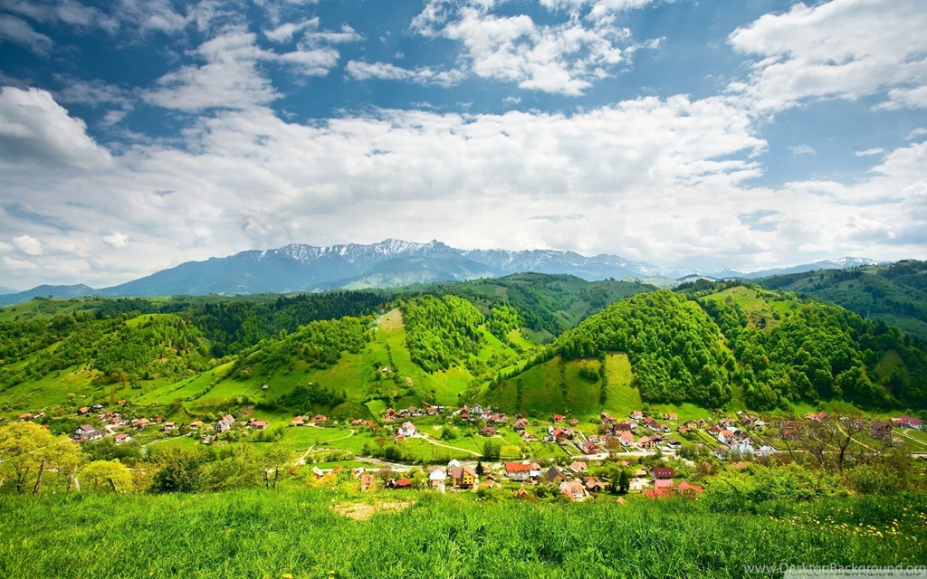 Mountain Village Wallpapers