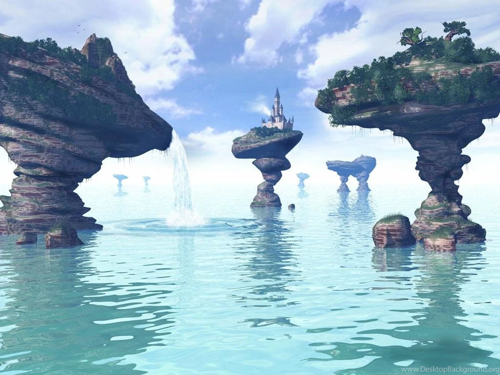PARADISE CASTLE WALLPAPER (
