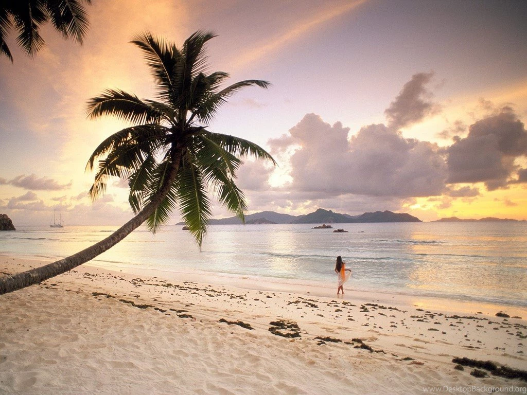 Twilight Paradise, La Digue, Seychelles < Nature < Life < Desktop ...