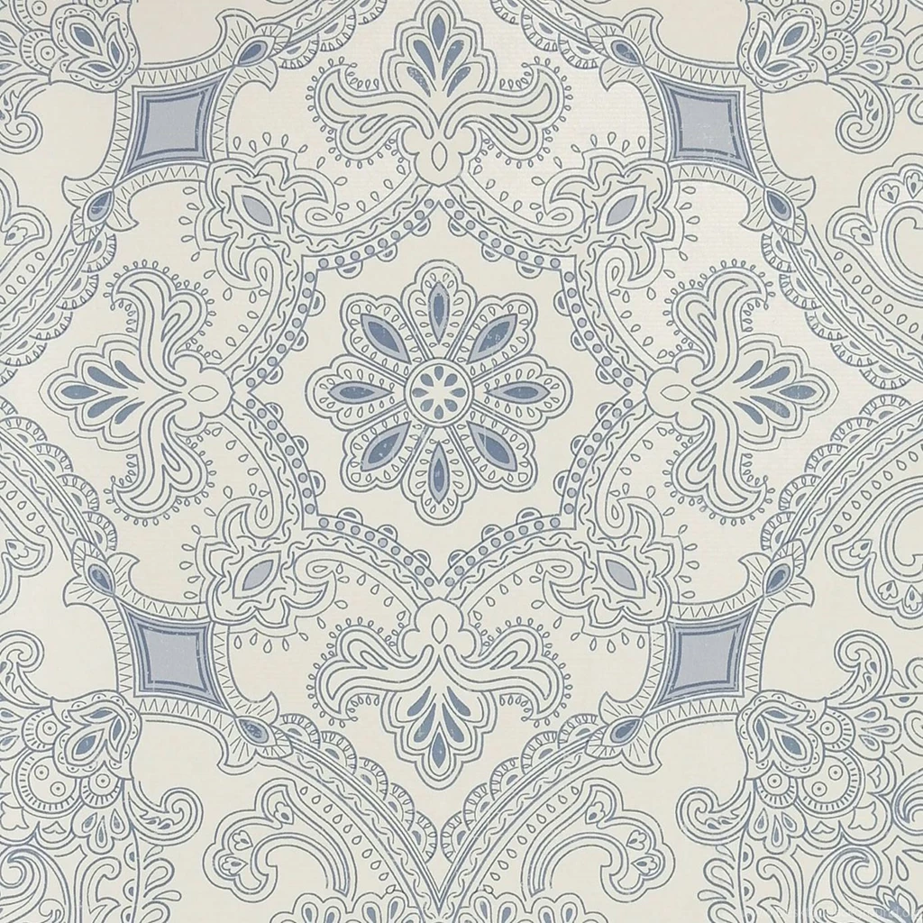 Persia Wallpapers   Indigo (1939/705)   Prestigious Textiles Neo ...