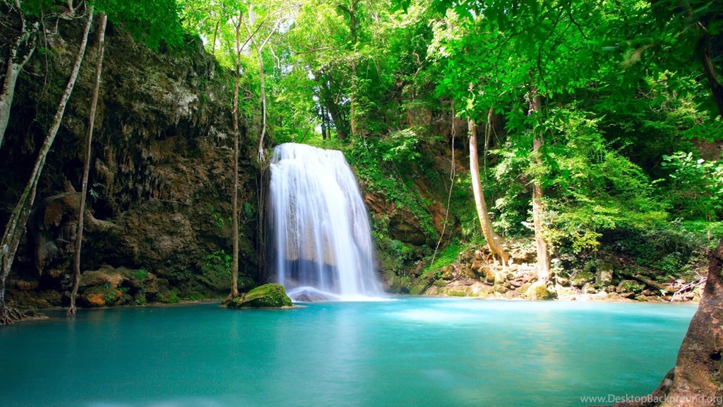 Wallpapers Tropical Waterfall World Most Famous Landscape ...