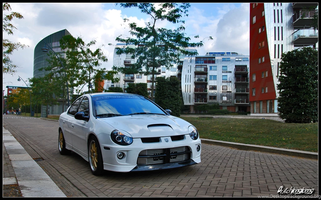 Picture Request: White Srt4 With Evo X Facia Painted Black Dodge ...