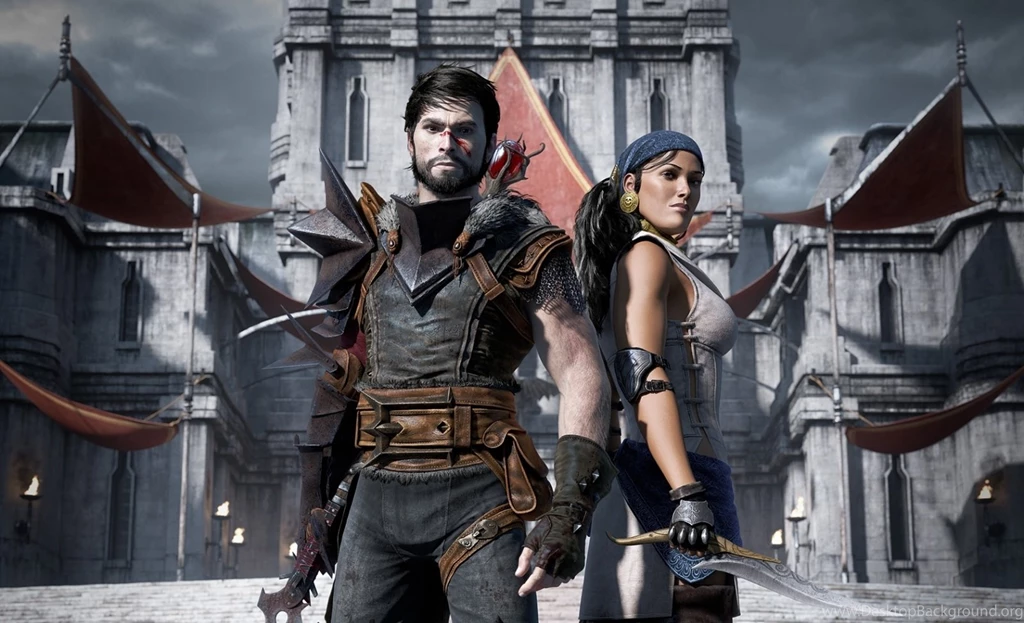 Image   Wallpapers Dragon Age 2 Hawke And Isabela.jpg   Dragon Age ...