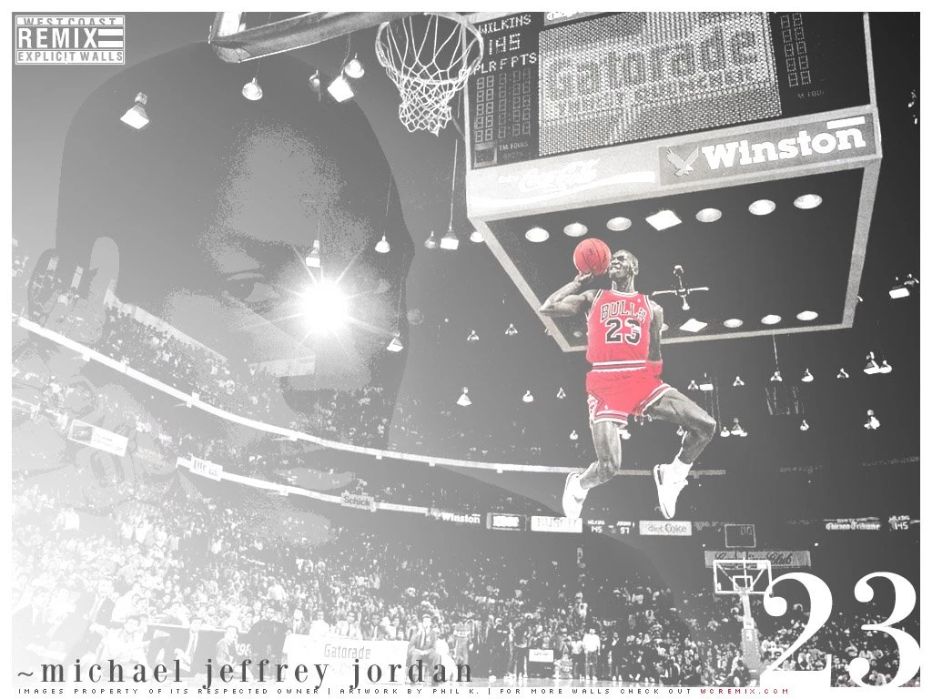Michael Jordan Dunking Wallpapers Wallpapers Cave
