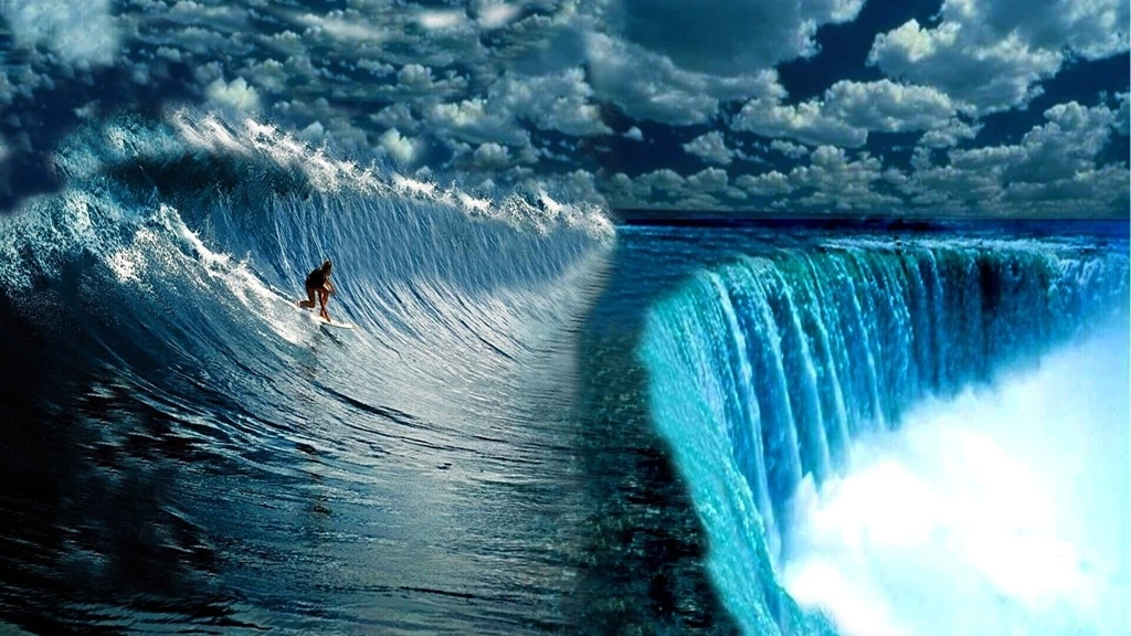 3D: Surfing Niagra Fall Amazing HD Wallpapers For High Resolution ...