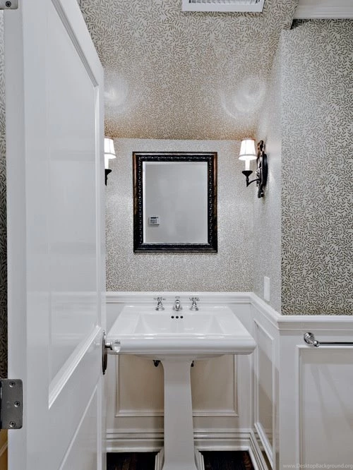 Wainscoting With Wallpapers Above Home Design Ideas, Pictures ...