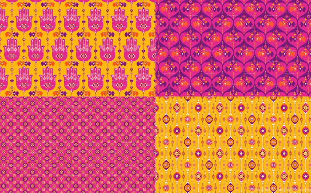 Hamsa Fabric, Wallpapers & Gift Wrap Spoonflower