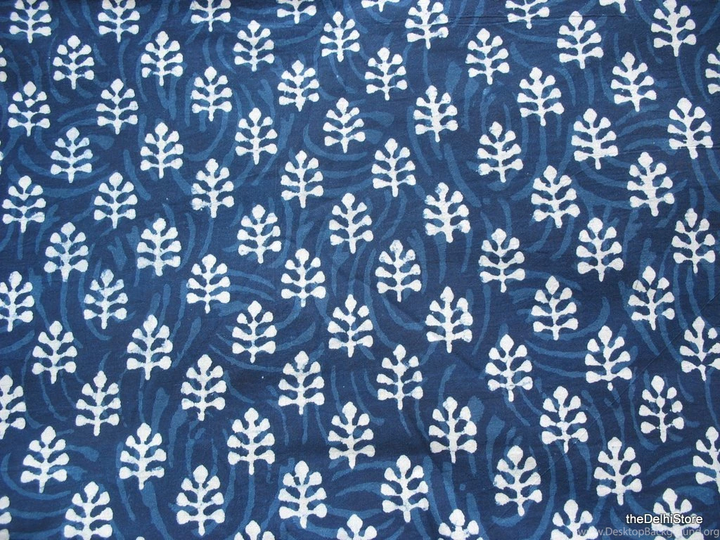 Indian Cotton Fabric Vegetable Dye Fabric Block By TheDelhiStore