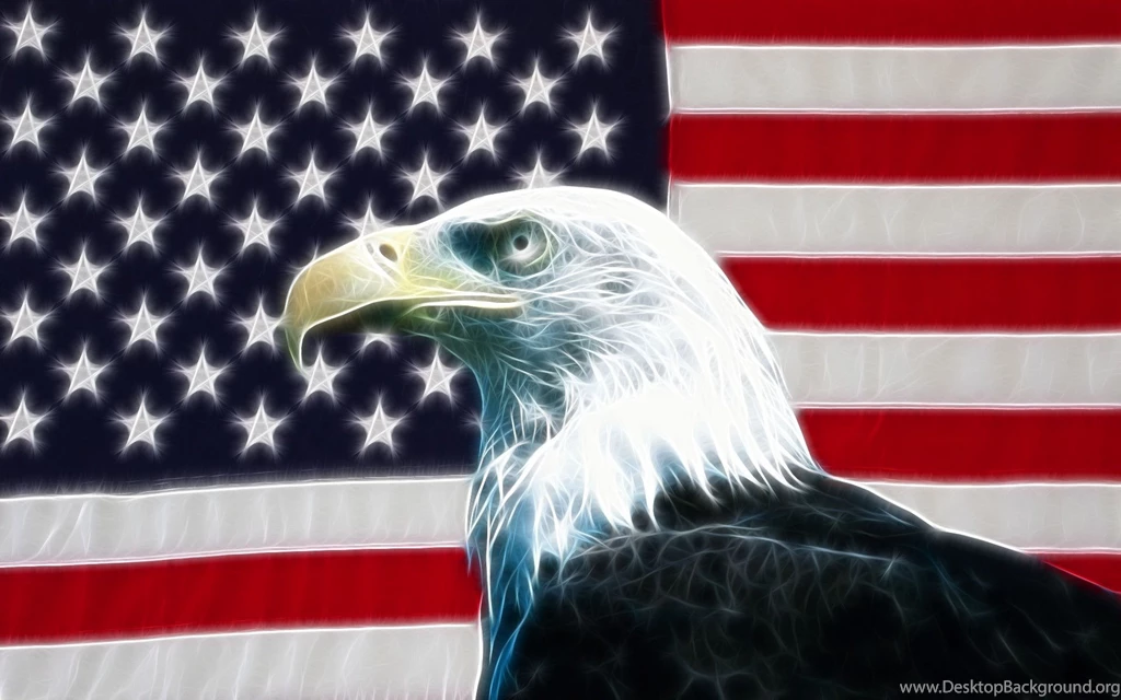 American Flag Backgrounds With Eagle