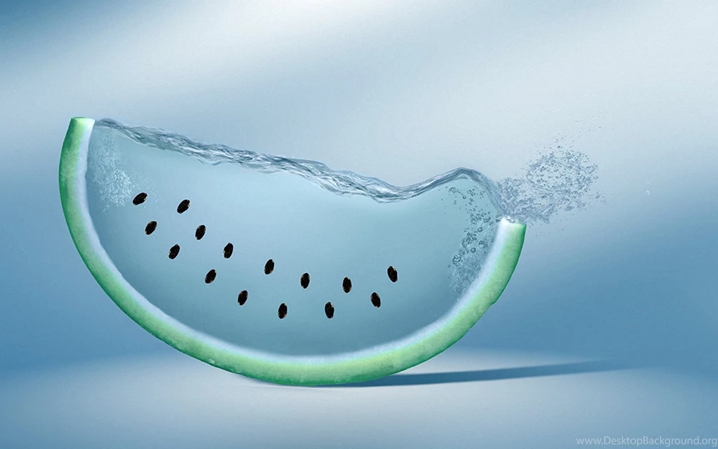 Blue Watermelon Cool 3D Wallpapers In HD Quality