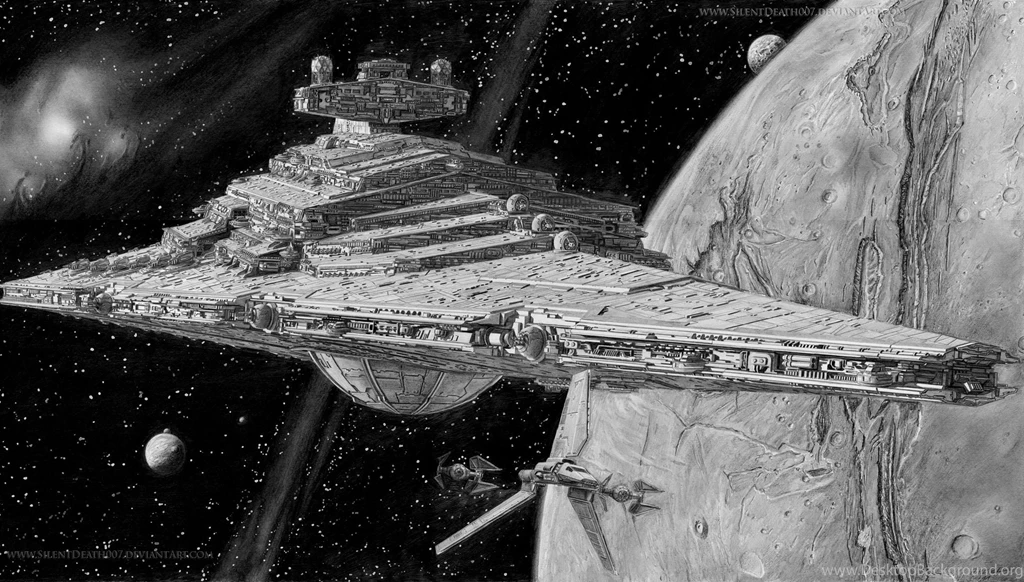 Star Destroyer Star Wars Spaceship Sci fi Space Wallpapers ...