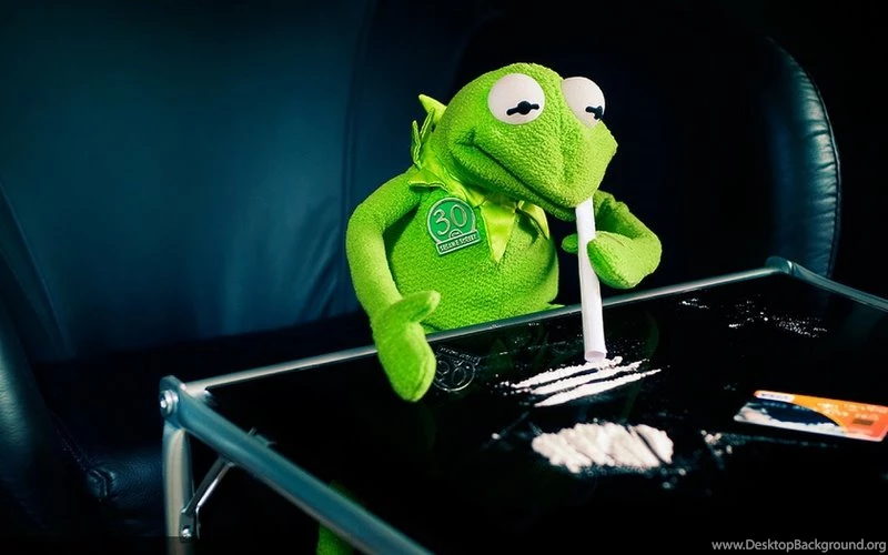 Kermit The Frog Cocaine 1680x1050 Wallpapers – Animals Frogs HD ...