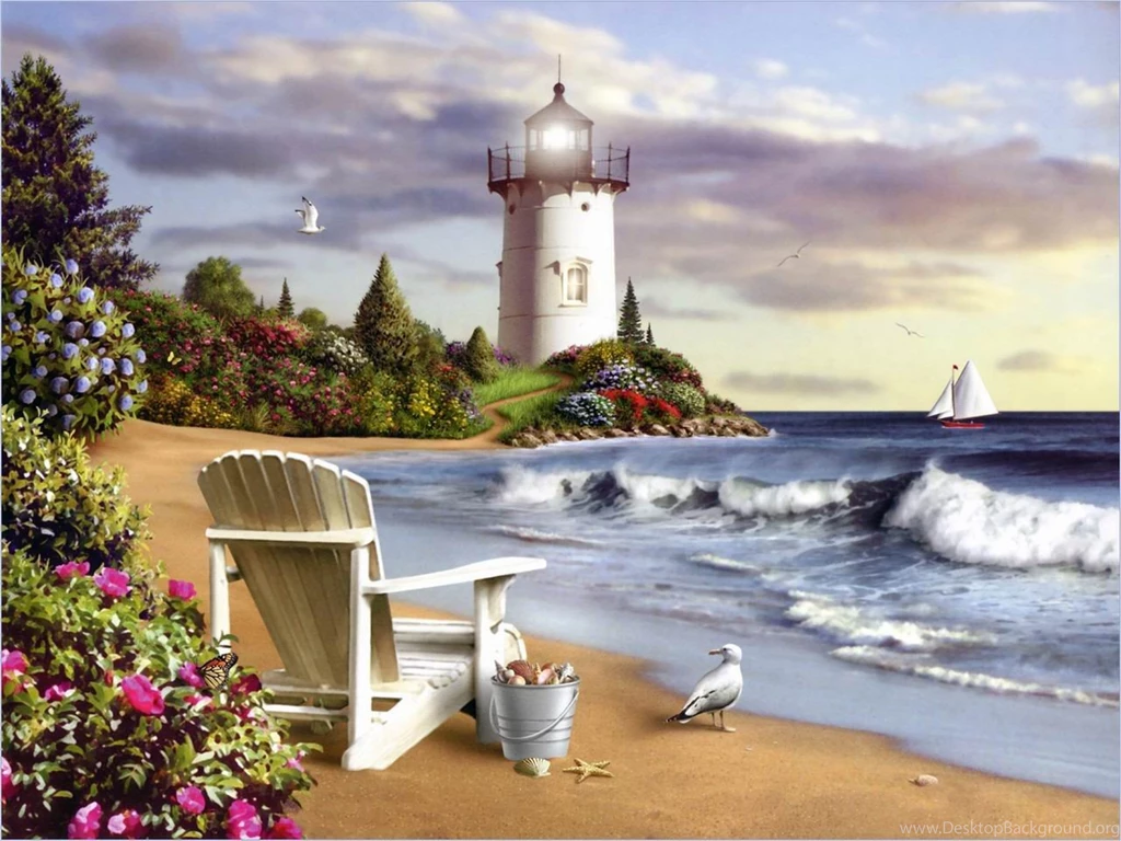 Lighthouse Painting : Beautiful Lighthouses Pictures, Lighthouses ...
