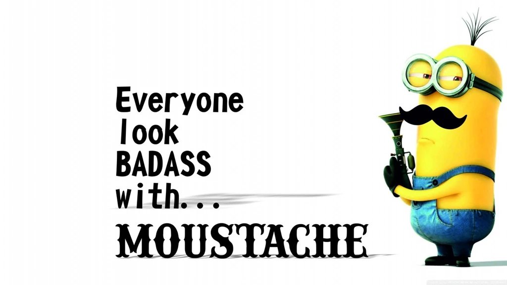 I Love Moustache HD Desktop Wallpapers : High Definition