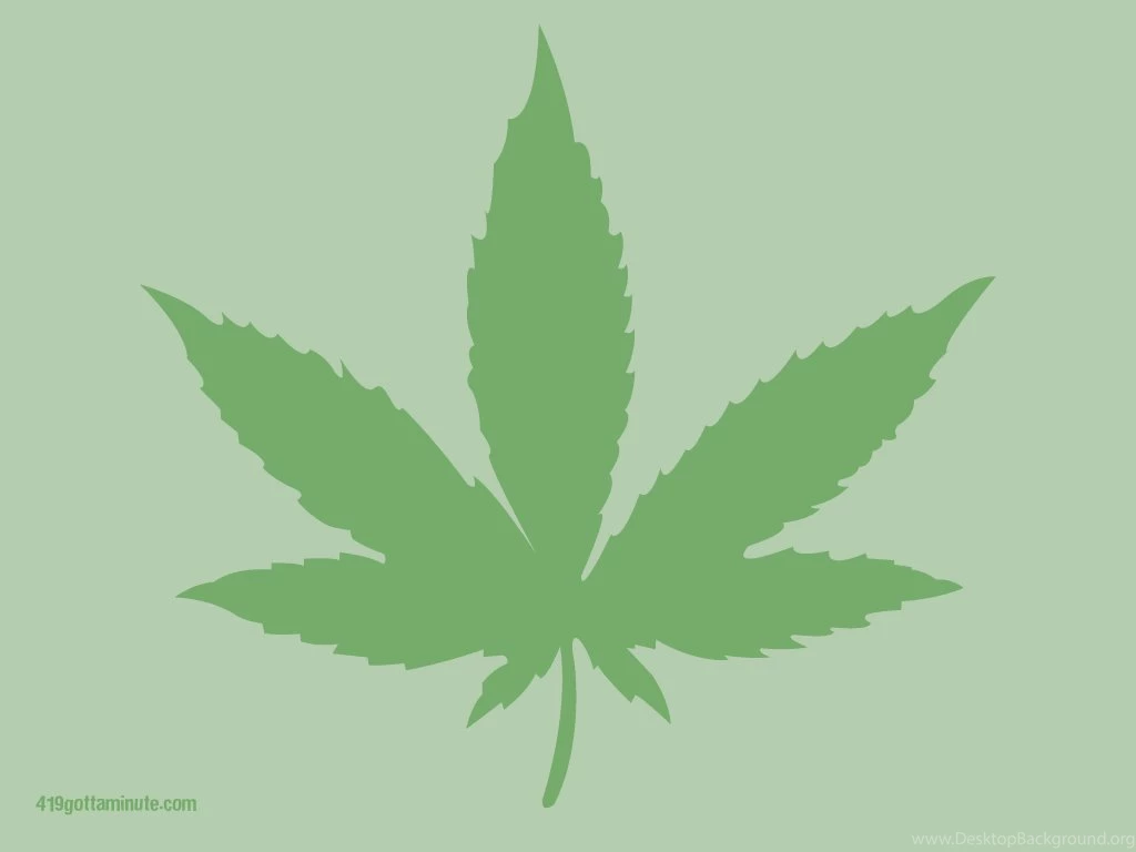 Free Marijuana Desktop Backgrounds Wallpapers Green Pot Leaf 1024x768