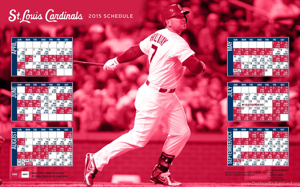 St. Louis Cardinals 2015 MLB Schedule Wallpapers