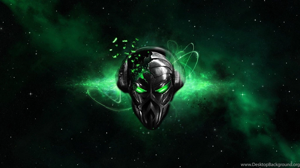 Destruction Destroyed Glowing Alienware Alien Black Backgrounds ...
