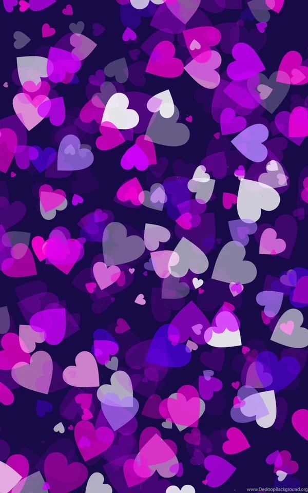 Purple Hearts Wallpapers By Imangee On DeviantArt