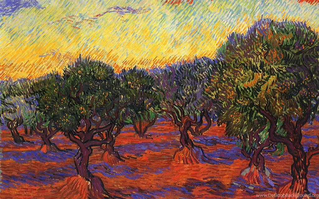 Wallpapers Vincent Van Gogh Olive Trees 1920 X 1200 Famous ...