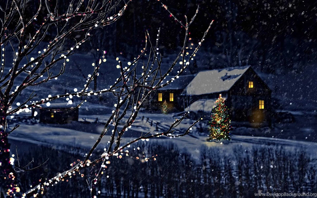 Winter Night HD Wallpapers For Desktop