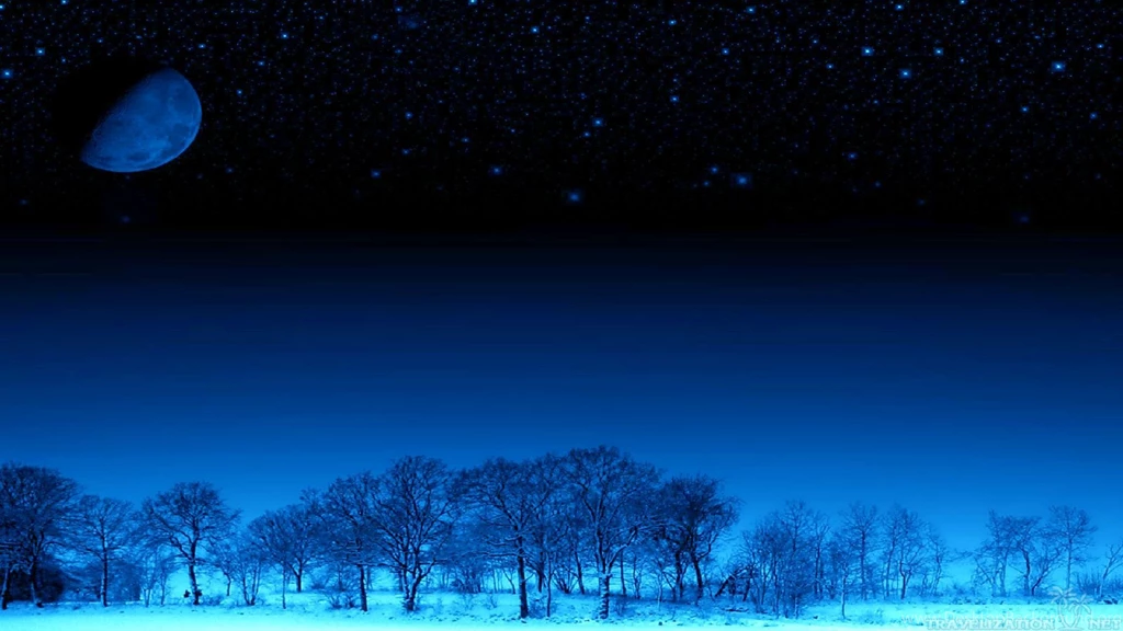 WINTER NIGHT WALLPAPERS HD WAF1121