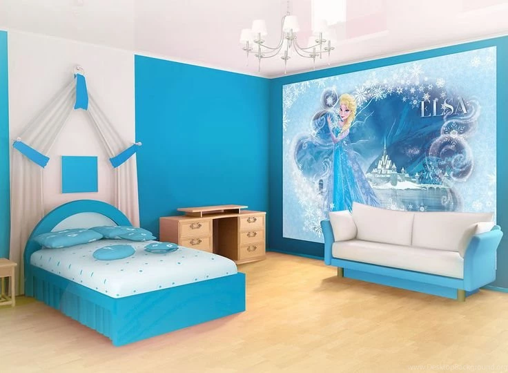 Photo Wallpapers Murals Decoration Art Home New Trend Elsa Frozen ...