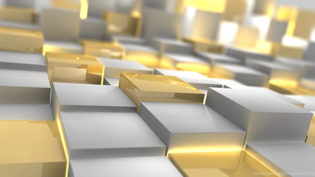 Download Wallpapers 1920x1080 Cubes, Silver, Gold, Form Full HD ...