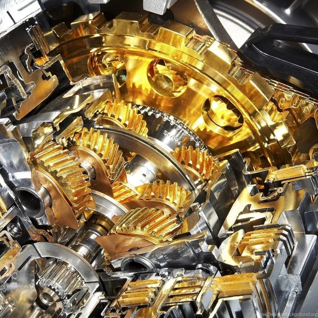 Download Wallpapers 1024x1024 Mechanism, Gold, Device, Silver ...