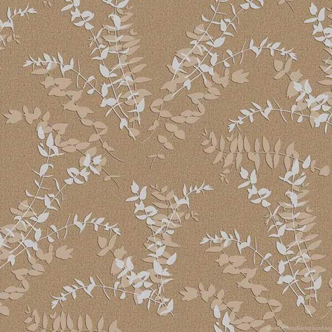 Foliage Toss Wallpapers In Gold And Silver Design By York ...
