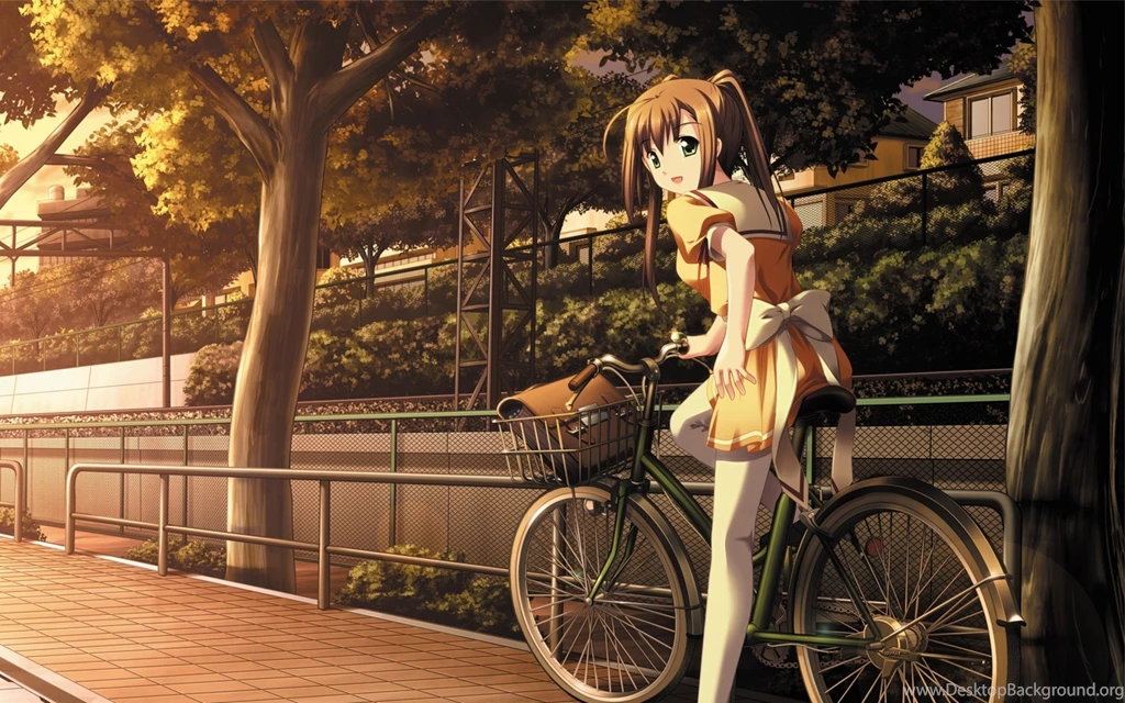 Beautiful Anime School Girls
