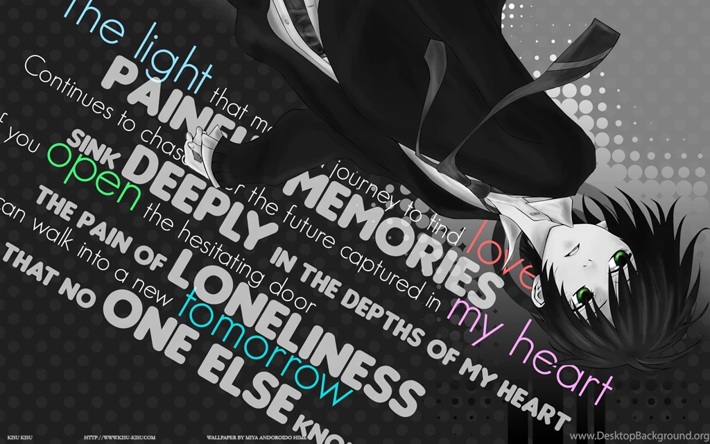 Brunettes Texts School Uniforms Typography Green Eyes Nabari No Ou ...