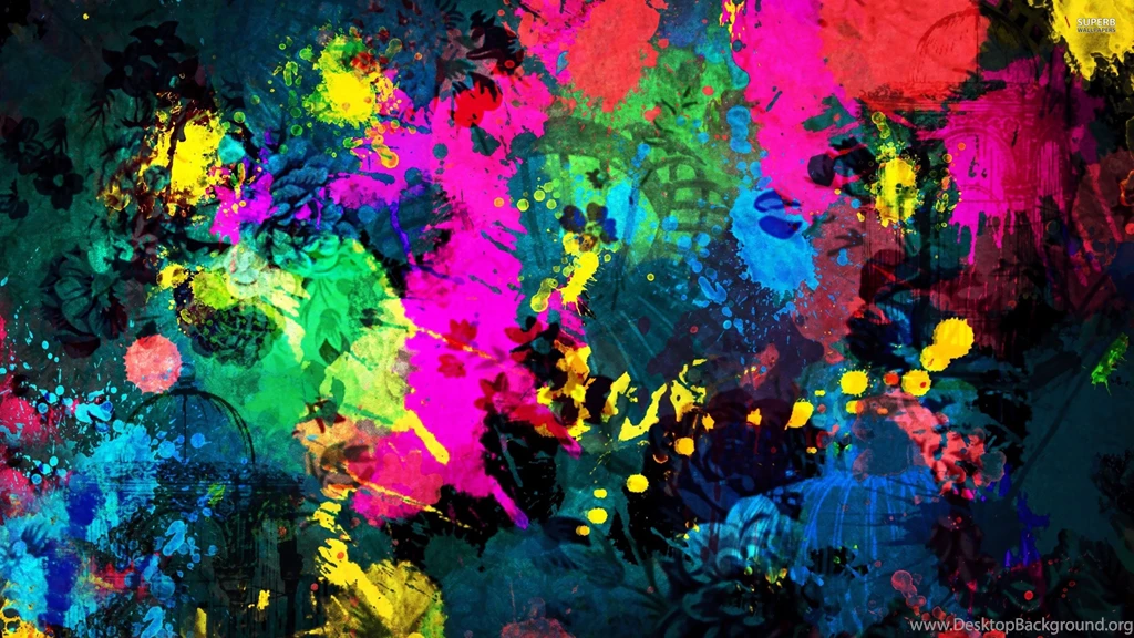 Paint Splatter Wallpapers Stock Pictures
