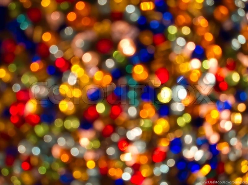 Glitter Of Color Christmas Lighting Backgrounds