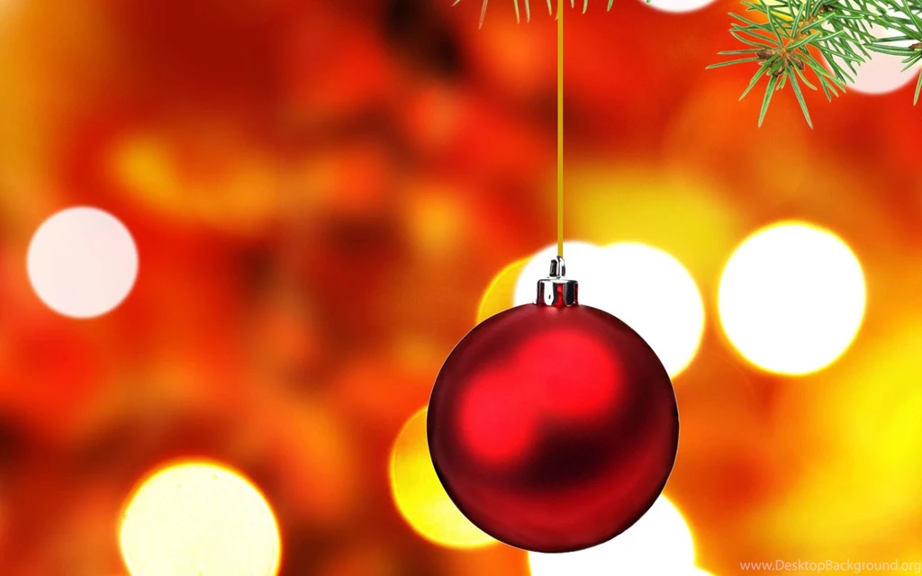 Christmas Red Ball Wallpapers
