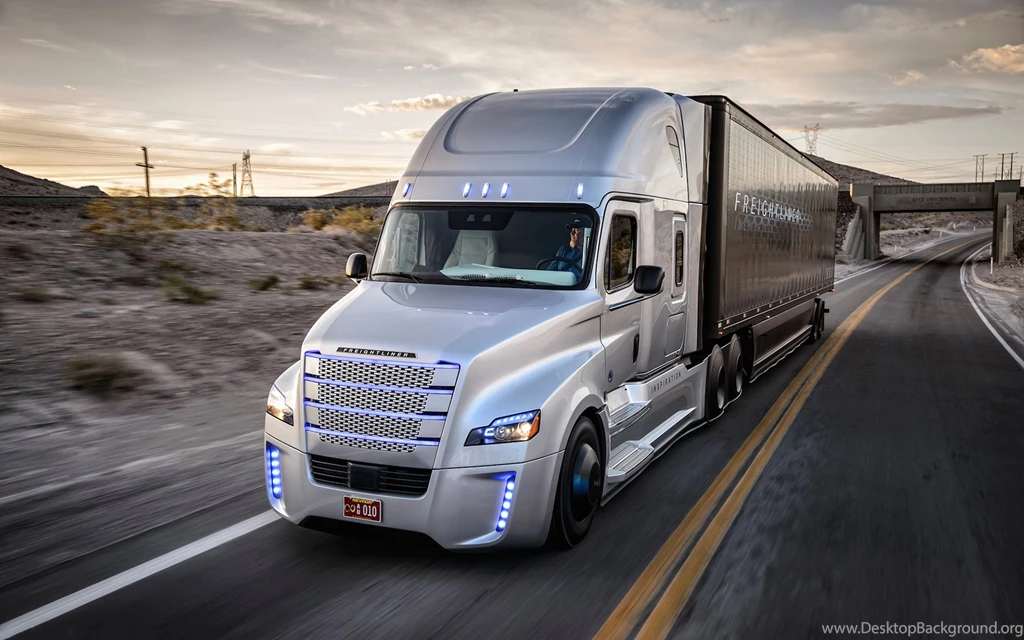 2015 Freightliner Inspiration Truck Highway Pilot System Wallpapers