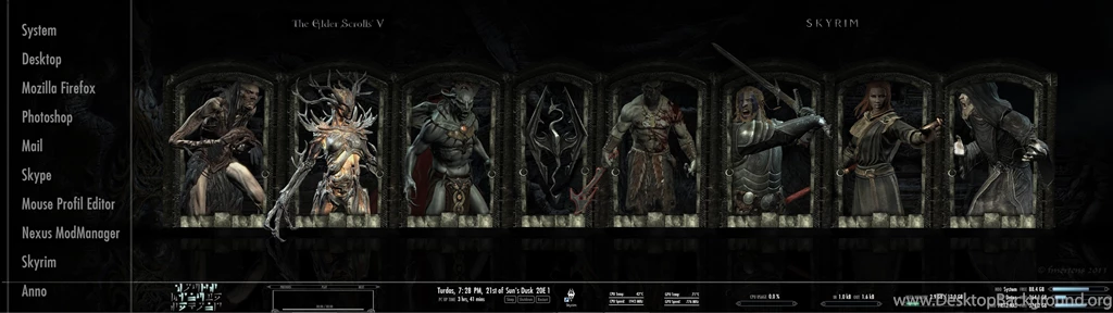 DeviantArt: More Like New Selfmade Skyrim Wallpapers Inkl ...