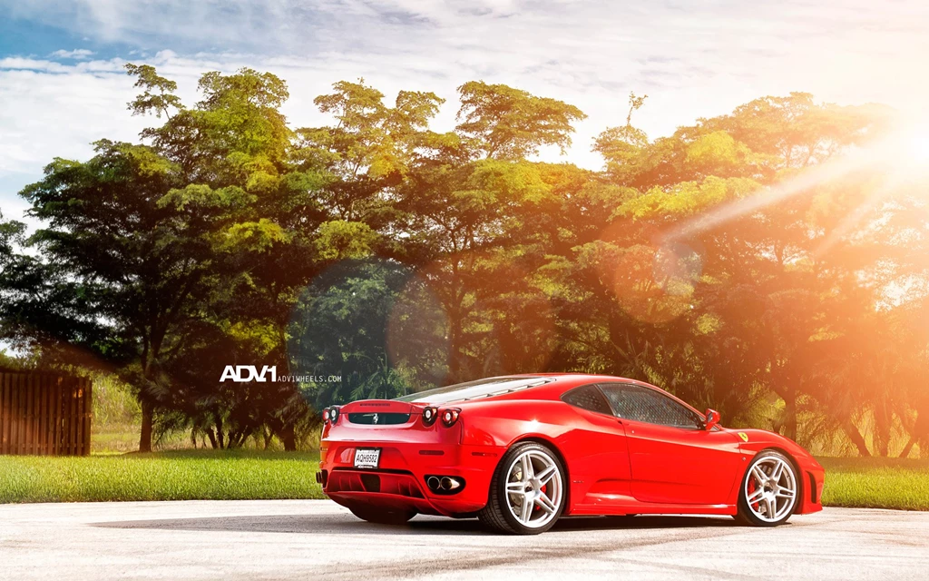 Ferrari F430 On ADV1 Wheels 3 Wallpapers