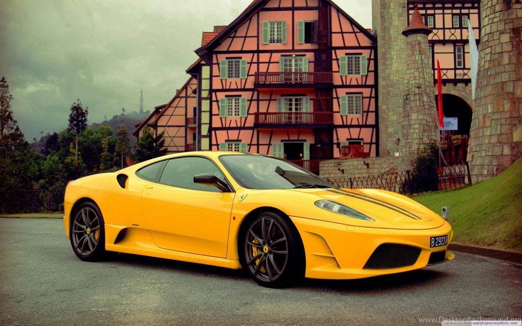 Ferrari F430 Scuderia Yellow HD 16:9 16:10 Desktop Wallpaper: High ...
