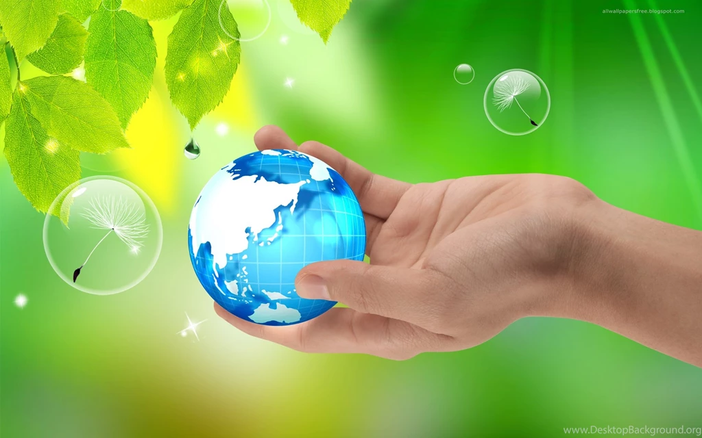 Gorgeous Green Energy Vector HQ Earth Wallpapers ...