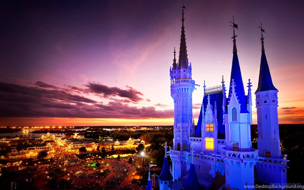 Image   Wallpapers Of Cinderella Castle At Night From The Disney ...