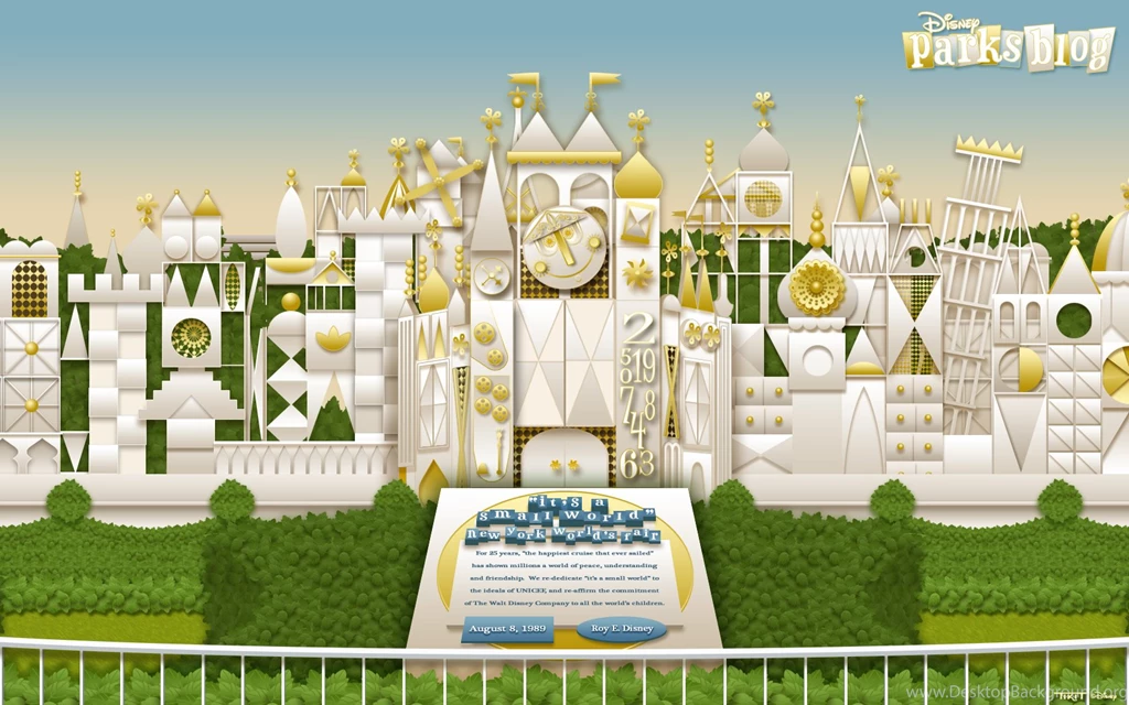 Download Disney Parks 'it's A Small World' Wallpapers