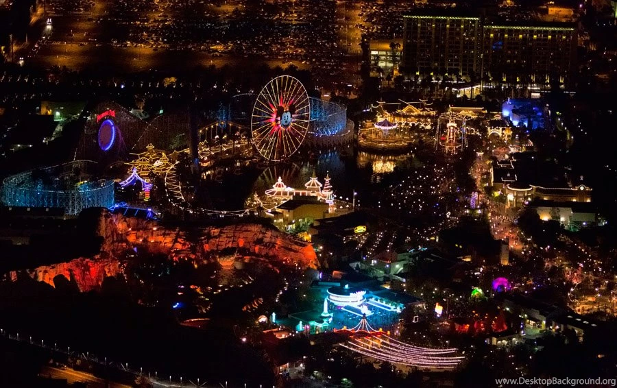 Disney Parks After Dark: Flying High Above Paradise Pier At Disney ...