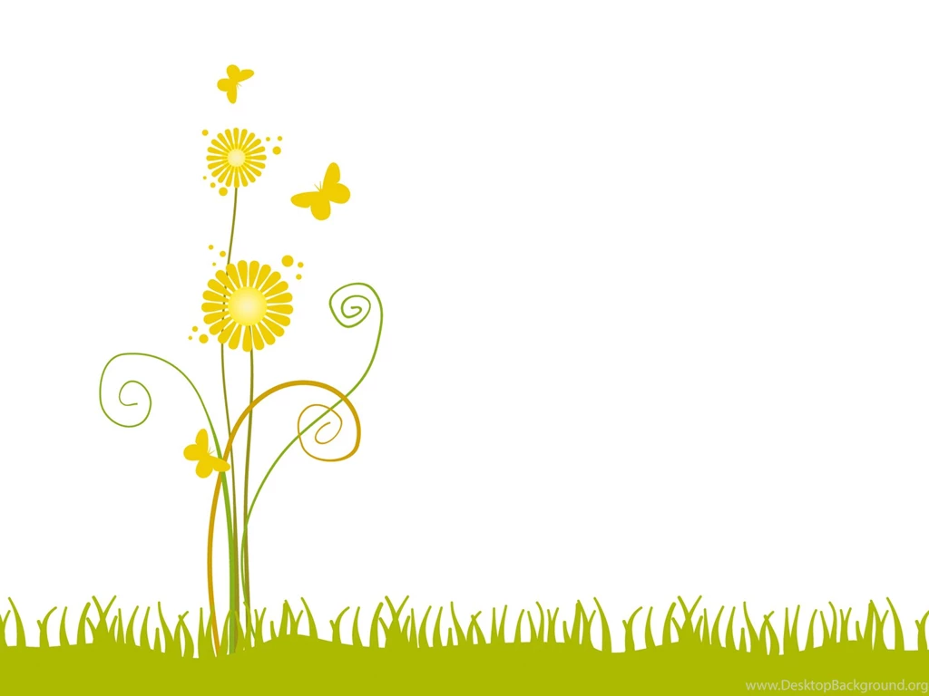 Yellow Flowers For Nature 1024x768 Pixel PPT Backgrounds For ...
